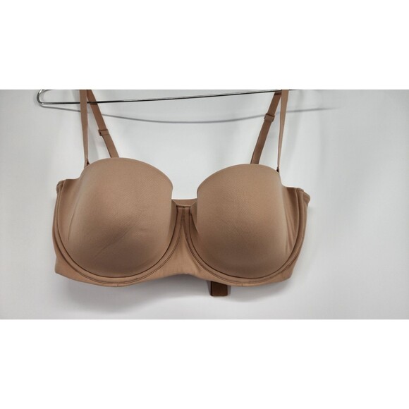 Skims 36C Clay Beige Fits Everybody Strapless Bra NWT - Picture 2 of 6